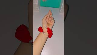 DIY trending bracelet😱♥️#shorts#shortsviraltips#shortvideoviraltipsandtricks#youtubeshorts#ytshorts