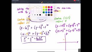 Geometry - Equation of a Circle