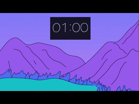 1 Min Classroom Timer // MOUNTAIN RIDGE // Relaxing Music