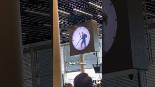 Man Trapped In A Clock Amsterdam Airport!