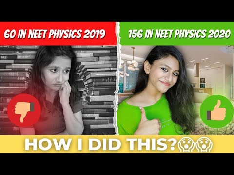How I scored 156 marks in NEET physics in just 6 months | NEET edition.