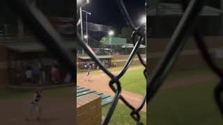 I hit a triple in the top of the last inning to take the lead! We won 9-7!
