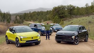 Small EV SUV Driving Comparison! Volvo EX30 vs MINI Countryman vs Hyundai Kona vs Kia Niro