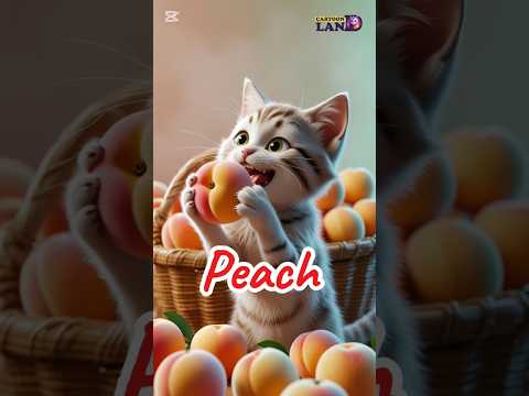 Easy learning fruits #frutisname #easylearning #catvideos #cat #cartoon #diyforkids #learningvideo