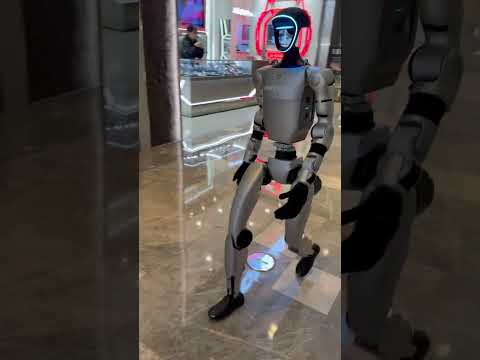 Unitree G1 Strolling Around the Mall – The Future of Robotics in Action Unitree G1, robotics