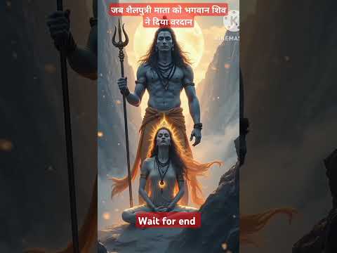 जब शैलपुत्री माता को भगवान शिव ने दिया वरदान part -2#short #navratri #trending #navratrispecial