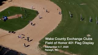Wake County Field Of Honor Sept. 4-7, 2020 - Raleigh, NC