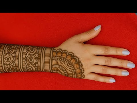 Easy & beautiful bride mehndi design | Mehandi design | mehndi designs | Arabic mehndi design