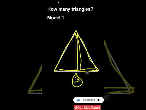 How many Triangles? | Part-1 #ytshort #mathshorts