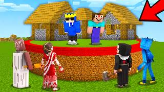 Scary Entities SPLIT The Village Into a CIRCLE in Minecraft