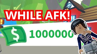 💰New Hack To Get 1 million Bucks While Sleeping..... Adopt Me AFK Farm.
