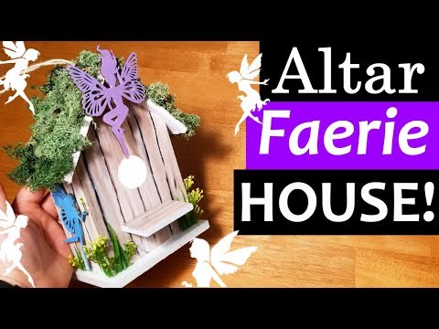 Faerie House for your altar! It lights up!
