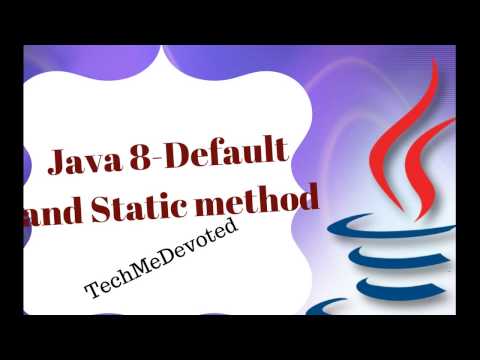 Java 8 New Feature-Changes in Interface, Default and Static method