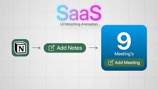 Viral SaaS UI Smooth Morphing Animation in After Effects | Clean Apple-Style UI Tutorial