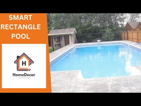 smart rectangle pool ideas #pool