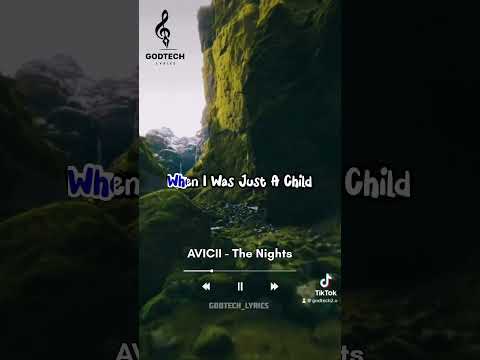 AVICII The Nights short lyrics ❤️‍🩹 #foryou #lyrics