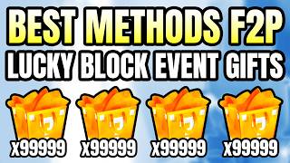 Best Method For Lucky Block Gifts in Pet Simulator 99 (Roblox)