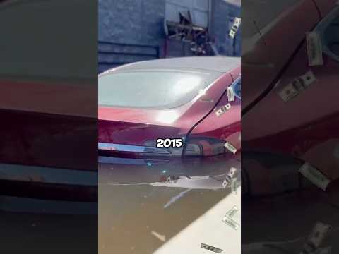 He Revived a Flooded Tesla… With Camaro Power! 😲 #carlover