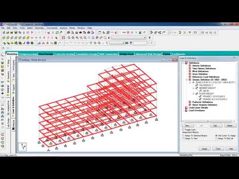 Day 47 STAAD Pro Tutorials   Seismic Load Analysis of a G 4 Commercial Building Part 3