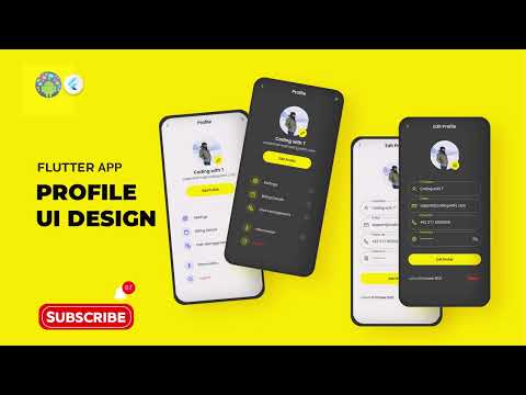 Flutter Profile Page UI Design   Flutter App Desig