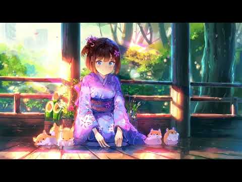 Anime Girl Kimono Relaxing With Beautiful Piano Anime Music for Sleeping & Stress Relief
