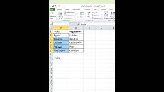indirect with data validation