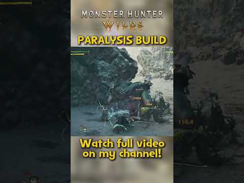 The Most POWERFUL Paralysis Build in Monster Hunter Wilds #shorts