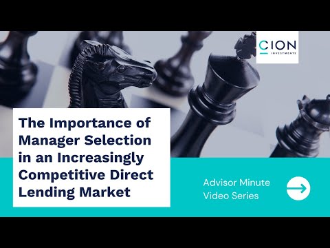 The Importance of Manager Selection in an Increasingly Competitive Direct Lending Market