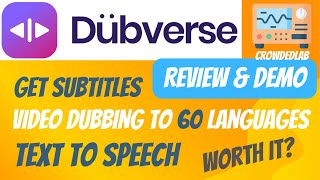 Dubverse Review - How To Easily Dub Your Video To 60 Languages? [Auto Subtitles & Text-To-Speach]
