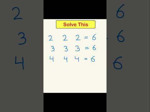 Can you solve this ? #maths #mathstricks #viral #bodmas #puzzle #ytshorts #short #shorts #shortsfeed