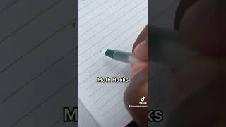 #MathHacks #Continued #LetsLearn #ChangeALife #PassItOn #LifeHacks #ILoveTeaching #QuickTricks #Love