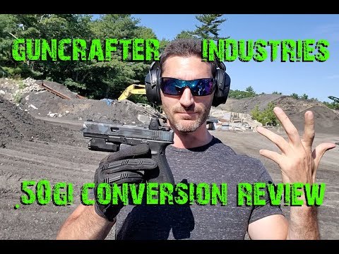 The Ultimate Review of Guncrafter Industries .50 GI Glock Conversion Slide!