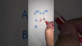 Algebra: Exponent | Tricky math #exponents #algebra #trickymath #shorts
