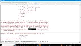 Discrete Mathematics 23 Combinatorics 05 Properties of Binomial Coefficients
