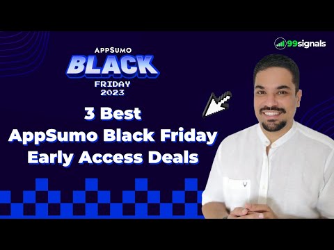 AppSumo Black Friday 2023: 3 BEST AppSumo Black Friday Early Access Deals