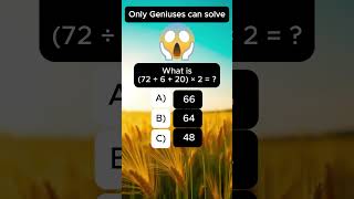 Brain test math quiz /Math tricky quiz  #quickmindtest #quiz #mathexam #mathquiz #maths   #mathtest