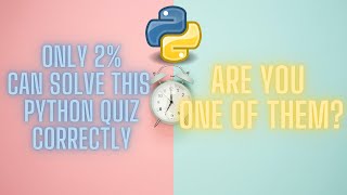 [Question - 6] 😎Can you Answer This?😲🔥 | #shorts #python  #short