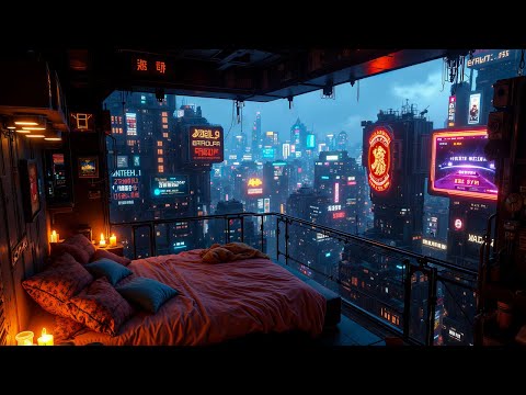Futuristic Escape – Deep Sleep Escape in a Futuristic Room | For Sleep, Study, or Relaxation | 4K