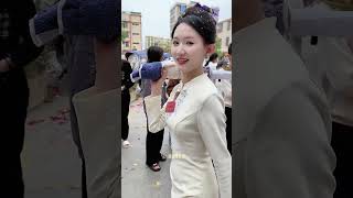 beauty潮汕美女，镖旗美女！好可爱#teochew #潮汕 #美女#潮汕女孩#潮汕营标旗