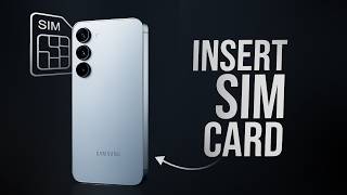 How to Insert Sim Card in Samsung Phone (tutorial)