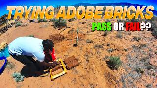 Our shot at making adobe earth bricks for our DIY Off-grid homestead projects
