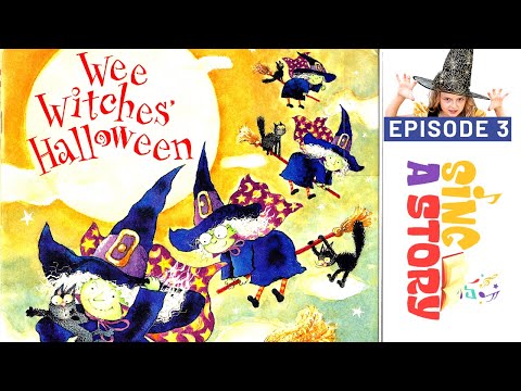 📚 Wee Witches' Halloween | INTERACTIVE Sing-Along Book | Kids HALLOWEEN Storybook |  Sing a Story