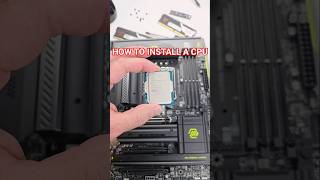How to install a cpu. Intel Core Ultra 265K and MSI Z890 Tomahawk. #pc #pcbuild #intel