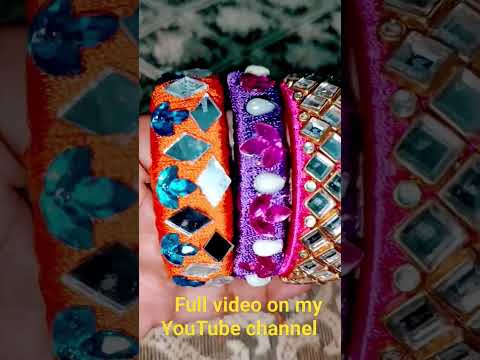 DIY | Style your outfit with this silk thread designer bangles #shorts  #shortsvideo #trending