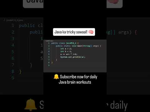 #MCQ #HardJava #CodarHub7 #DebugJava #JavaInterview #CodeChallenge #ProgrammingReels #JavaPlaylist