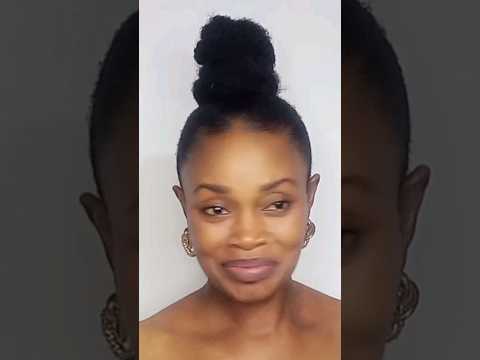 QUICK & EASY PROTECTIVE NATURAL HAIRSTYLE//4C Natural hair #shorts #naturalhairstyles