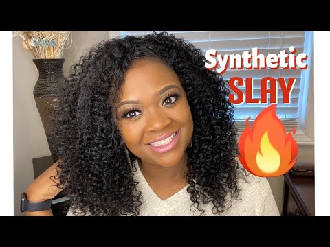 How To Blend | Outre Synthetic Half Wig | BIG BEAUTIFUL HAIR | 3C MOONLIGHT MAVEN | Synthetic Slay