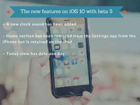 All that’s New on iOS 10 5th Beta Version