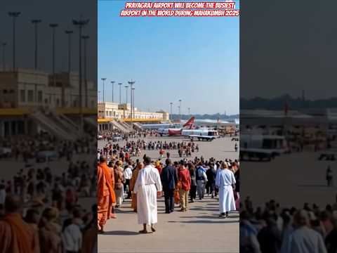 Prayagraj Airport will become the busiest airport in the world during Mahakumbh 2025 #mahakumbh2025