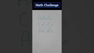 Comment your answer 👍 #shorts #maths #mathchallenge